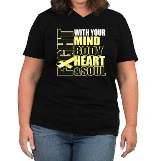 Fight Against Cancer Plus Size T Shirt by MagikAwareTeesFive