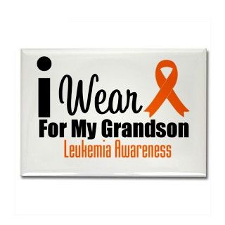 I Wear Orange For My Grandson Rectangle Magnet by hopeanddreams