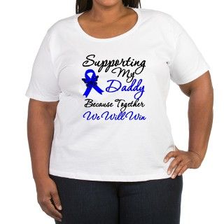 ColonCancerSupport Daddy T Shirt by gifts4awareness