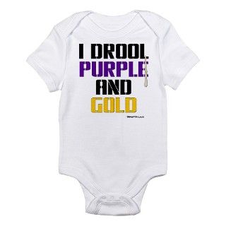 PURPLE AND GOLD (Minn.) Infant Bodysuit by uniqueprintz