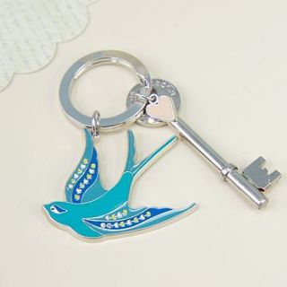 disaster designs in a nutshell keyring by lisa angel homeware and gifts