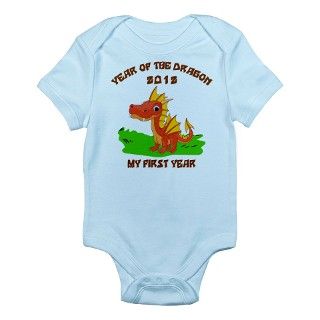 Born Year of The Dragon 2012 Infant Bodysuit by exotic_tees