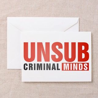 Criminal Minds UNSUB Greeting Cards (10 pack) by wheetv3