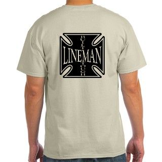 LINEMAN BUILT TOUGH T Shirt by ideadesigns