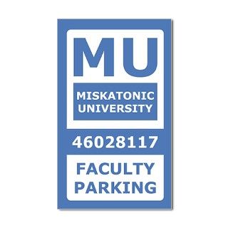 Miskatonic University Parking Pass (Faculty) by arkhampress