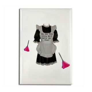 sissy maid Rectangle Magnet by uniqueandkinkygifts