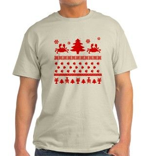 Ugly Seafood Christmas Sweater T Shirt by CrazedClothing