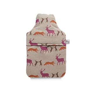 animals hot water bottle by rawxclusive
