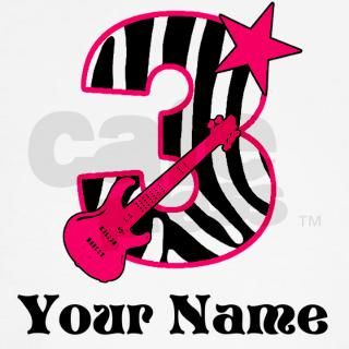 3rd Birthday Rockstar T Shirt by CupcakesandSprinklesBirthdayTees