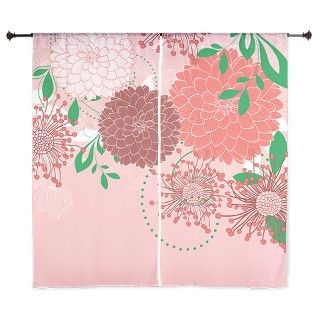 Pretty Asian Inspired Mums 04a 60 Curtains by MakanaheleCreations1