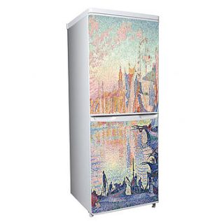 paul signac vinyl refrigerator cover by vinyl revolution