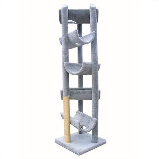 Molly and Friends 66 Five Tier Condo, Bed and Cradle Cat Tree