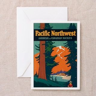 Pacific Northwest Greeting Cards (Pk of 10) by evolveshop