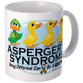 Aspergers Syndrome Ugly Duck Mug by mattmckendrick