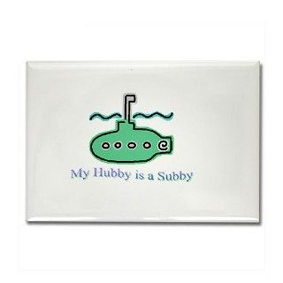 Hubby Subby Rectangle Magnet by Caseys