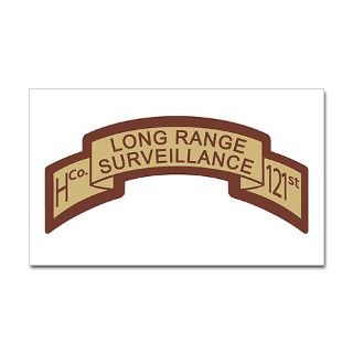 H Co 121st Infantry LRS Dese Rectangle Decal by hooahjoes