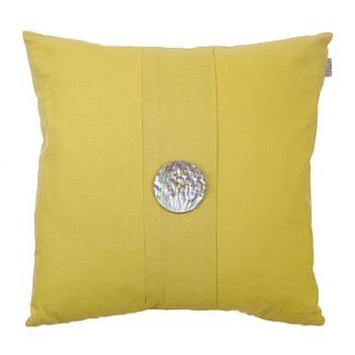 erin cotton linen cushion by twig