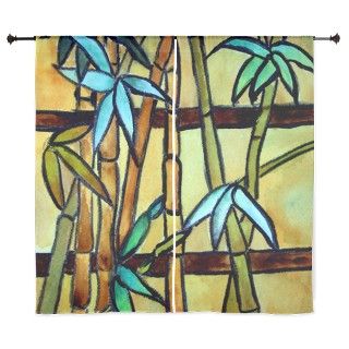 Tiffany Bamboo Panel Curtains by DonnasArtforEveryone