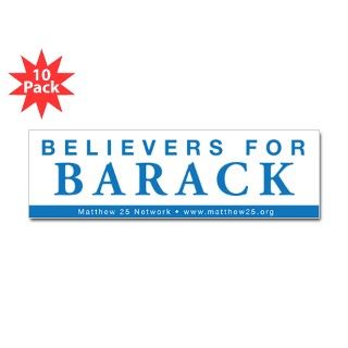 Believers for Barack Bumper Sticker (10 pk) by M25store