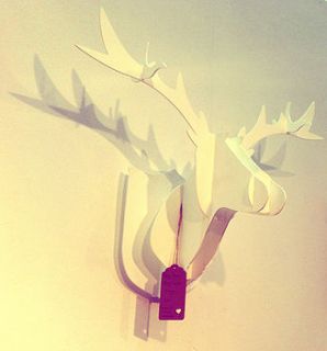deer head wall hanging by made lovingly made