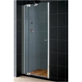 Allure 54 Frameless Adjustable Pivot Shower Door with Optional