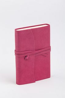 leather journal with tie by life of riley
