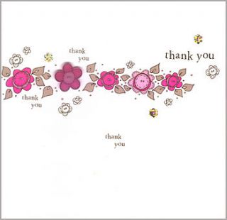 handmade thank you card by eggbert & daisy
