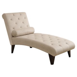 Monarch Specialties Inc. Velvet Chaise Lounge