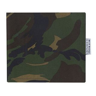 army camo blue badge permit display wallet by the blue badge company