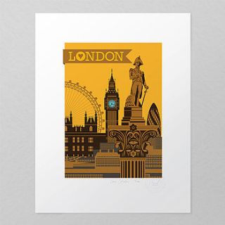 love london giclée print by mac and ninny paper company