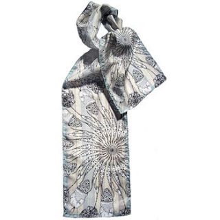 champignon de balayage silk scarf by craig fellows