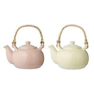 pastel teapot by idyll home ltd