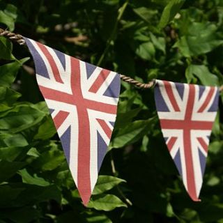 union jack bunting by the chic country home