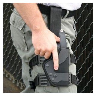 Uncle Mike's Law Enforcement Kydex Tactical Drop Leg Holster Platform with Double Strap  Gun Holsters  Sports & Outdoors