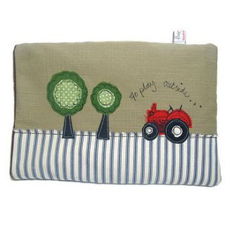 large gadget cosy tractor by poppy treffry