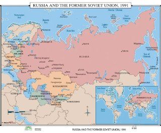 Russia & Former Soviet Union (World History Wall Maps) (9780762550791) Maps Books