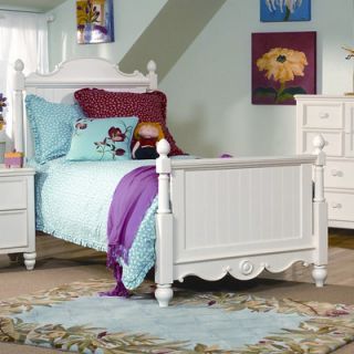 Legacy Classic Furniture Summer Breeze Scroll Top Low Poster Bed