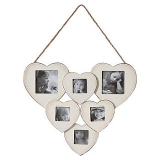 six heart photo frame by lindsay interiors