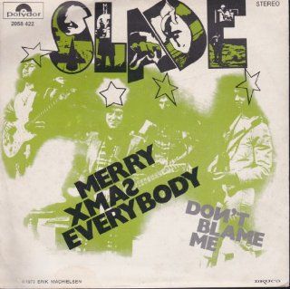 Slade Merry Xmas Everybody / Don't Blame Me Belgium Import 45 W/ Picture Sleeve Music