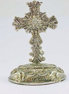 Pewter Cross Paperweight   Home And Garden Products