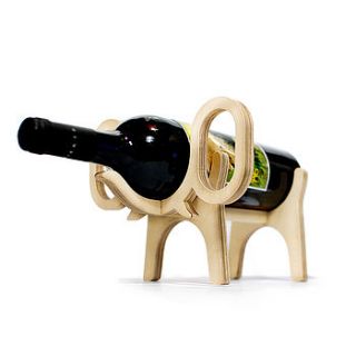 elephant wine rack by array