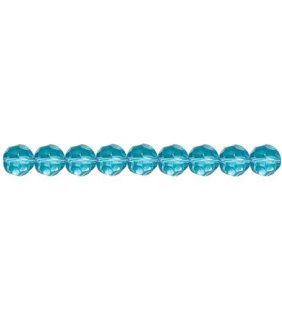 Blue Moon Lost & Found Glass Bead Strands  20PK/Round Blue