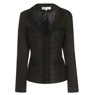 ihira woven black jacket by the style standard