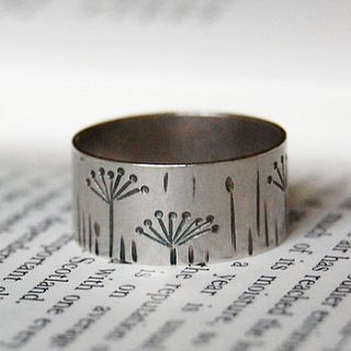 sterling silver autumn ring by shere design