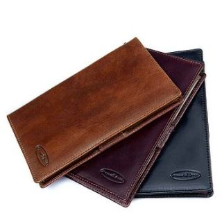 'sestino' leather golf card holder by maxwell scott leather goods
