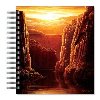 ECOeverywhere Calmer Waters Picture Photo Album, 18 Pages, Holds 72 Photos, 7.75 x 8.75 Inches, Multicolored (PA11399)  Wirebound Notebooks 