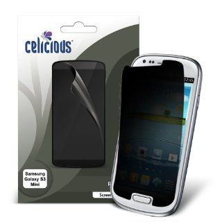 Celicious 2 Way Premium Matte Privacy Screen Protector for Samsung Galaxy S3 Mini  Galaxy S3 mini Screen Protector Ultra thin Precision Pre Cut [2 way Filter] Protects Confidentiality Reduces Glare and Finger Smudges Cell Phones & Accessories