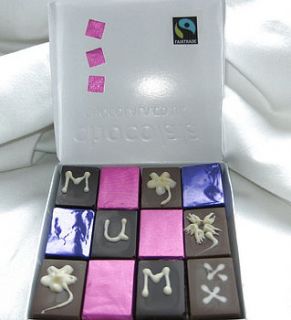 mother's day chocolate truffle gift box by chocolala