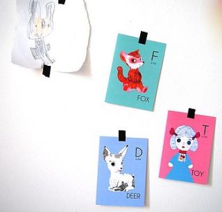 alphabet cards by lapin & me