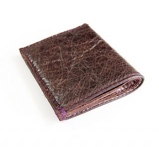 hand crafted men's leather wallet by de lacy